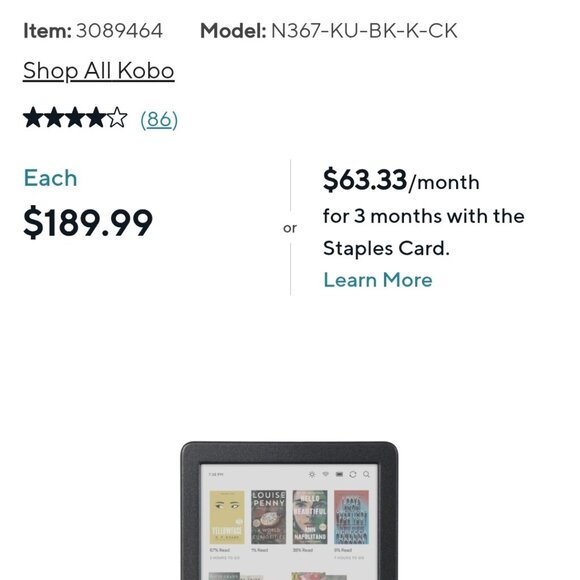 Kobo Clara Colour eReader - Picture 3 of 3
